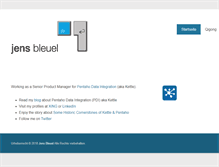 Tablet Screenshot of bleuel.com